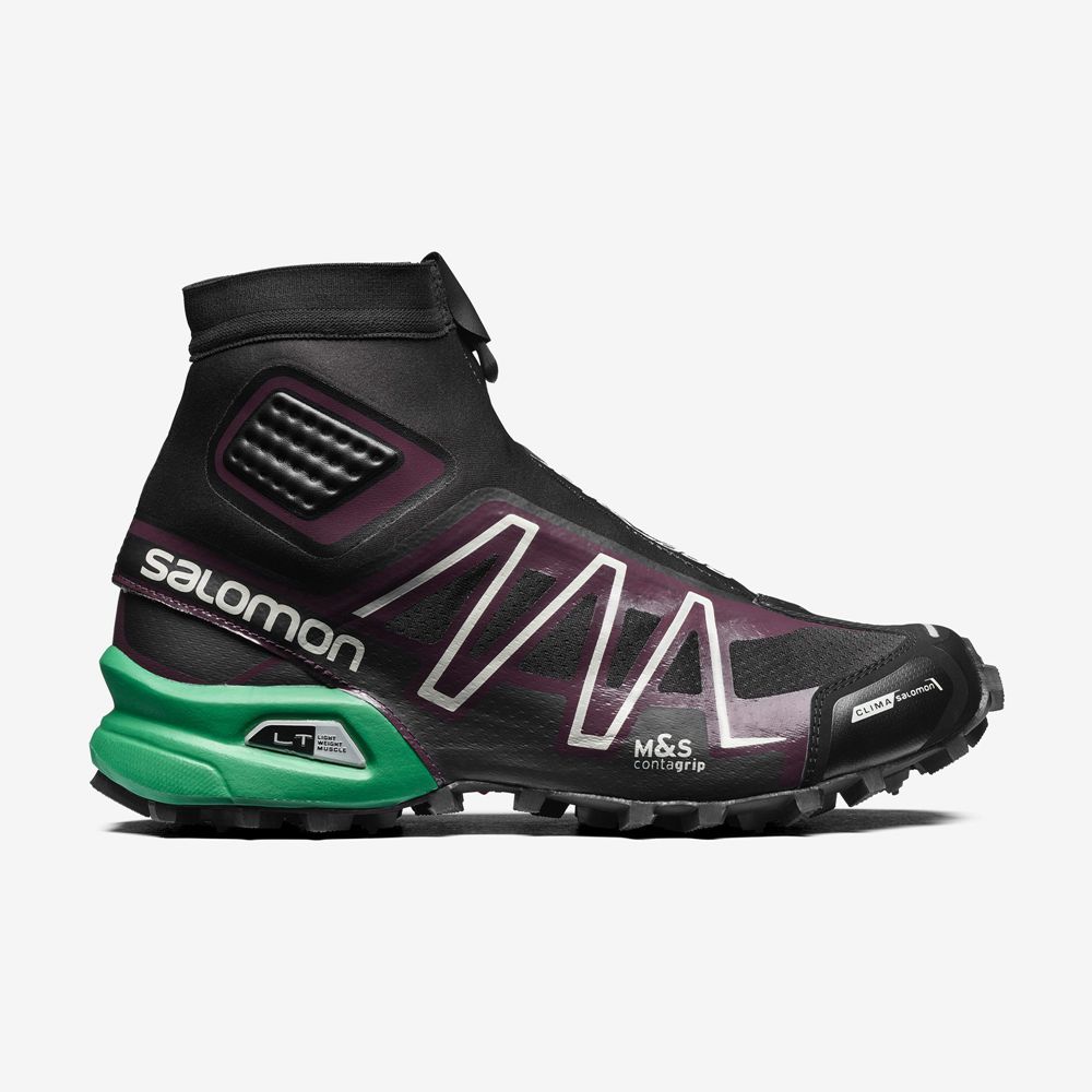 Baskets Salomon Homme Violette - Salomon SNOWCROSS ADVANCED - France (9465-AZKFU)